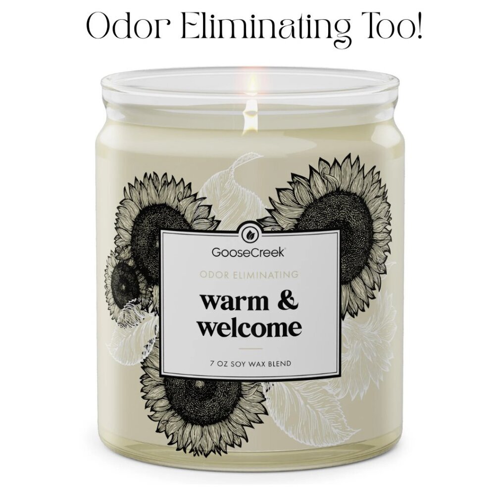 GOOSE CREEK Warm and Welcome ODOR ELIMINATING Candle NWT